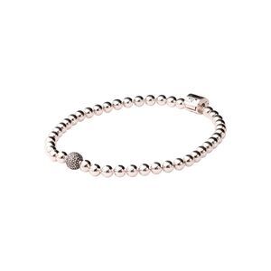 PANDORA Beads & Pave Bracelet - Size: 17
